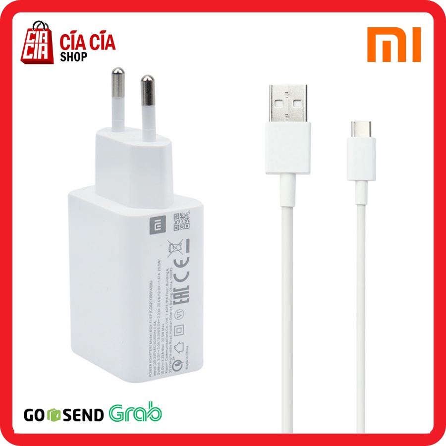 Charger Xiaomi Type C 22W Original Fast Charging Qualcomm Quick Charge 3.0 Casan Xiaomi USB Type C