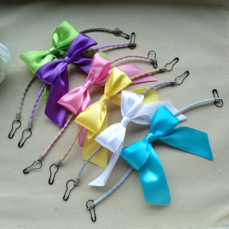 Konektor Masker Pita Satin/ Strap Masker Pita Viral