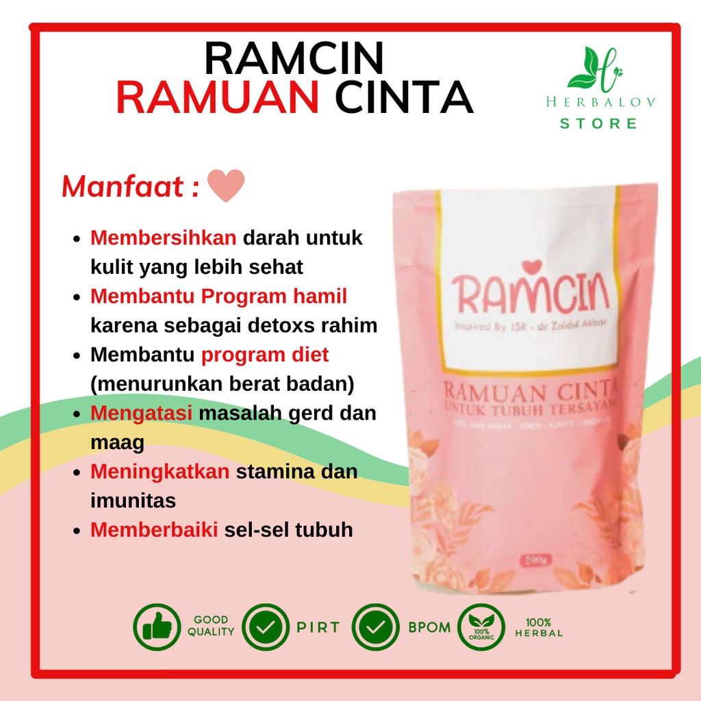 

Herbalov Ramcin Herbal Diet Promil Peningkatan Stamina Pria dan Wanita