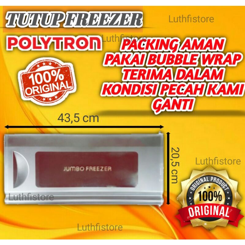 Tutup Freezer Friser freser frezer freeser Kulkas satu 1 pintu Polytron Original door freezer evap Friser frizer ORI pr18 garansi