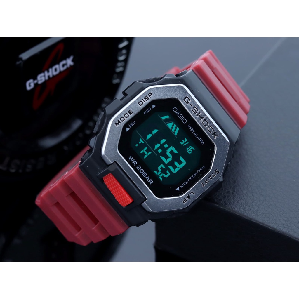 Jam tangan Sport Pria GSHOCK GBX-100 Strap Karet Digital Fullset Water Resistance