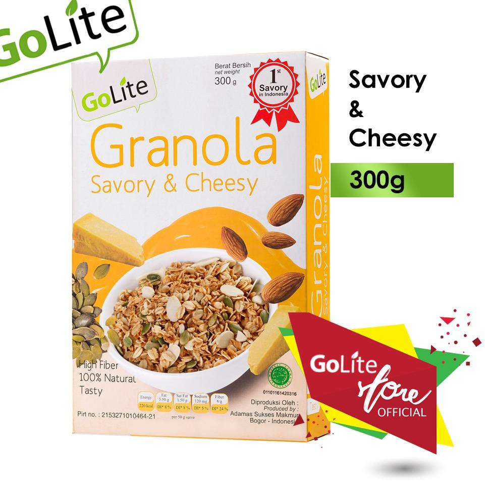 

3.3 Granola GoLite Savory Cheesy Toasted Muesli 300g .,,.,.,