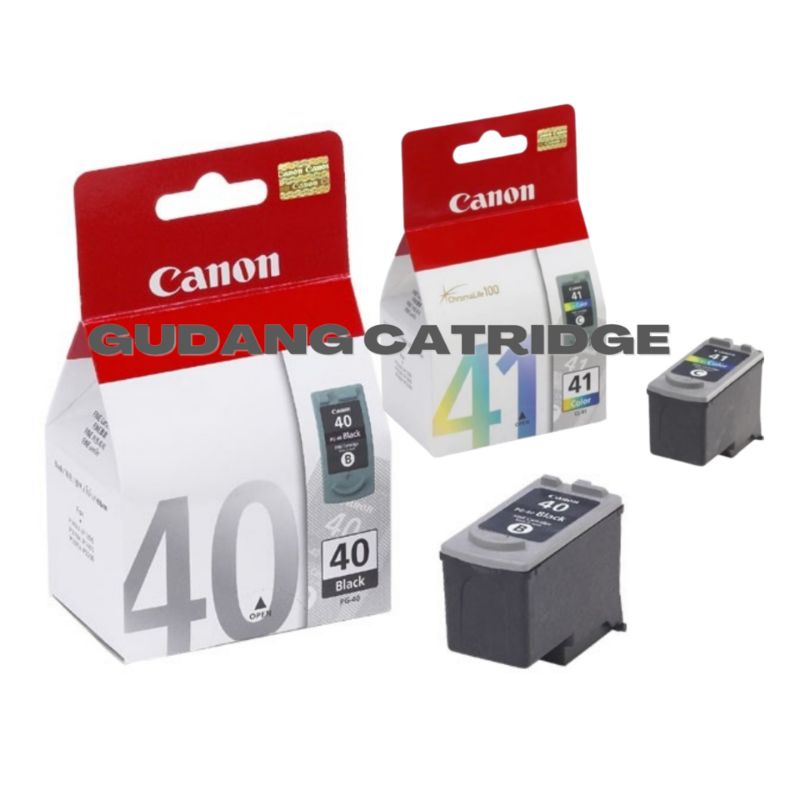 Paket Cartridge Tinta Canon PG-40 Black +Cl-41 Colour RECYCLE
