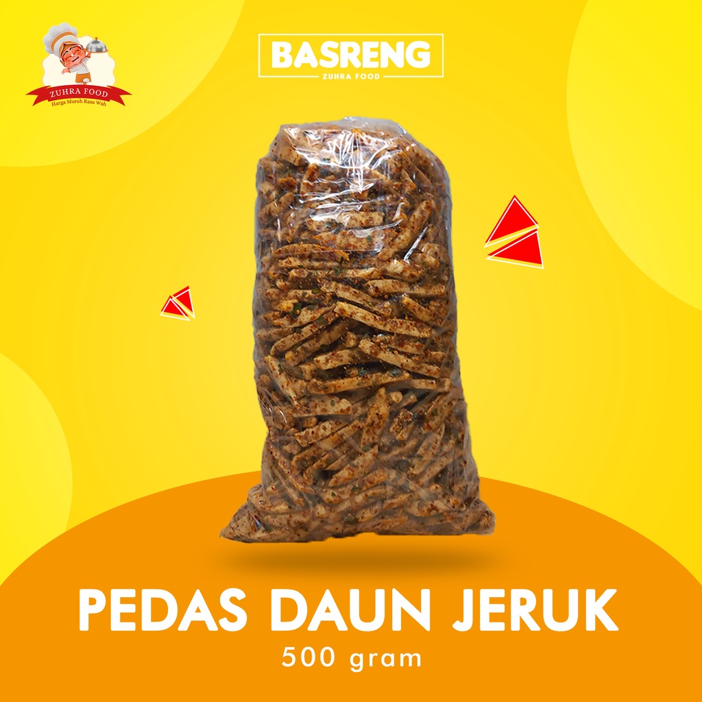 

Basreng daung jeruk zuhra food 500gram