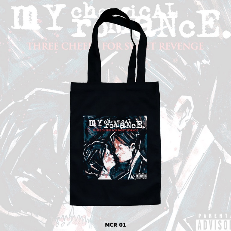 TOTE BAG RESLETING - MY CHEMICAL ROMANCE