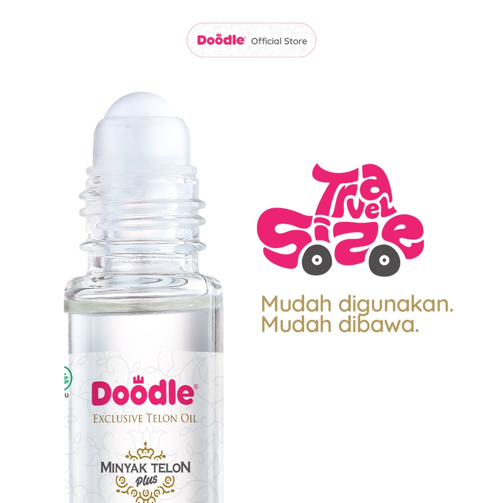 Minyak Telon Doodle Travel Size Roll On Baby