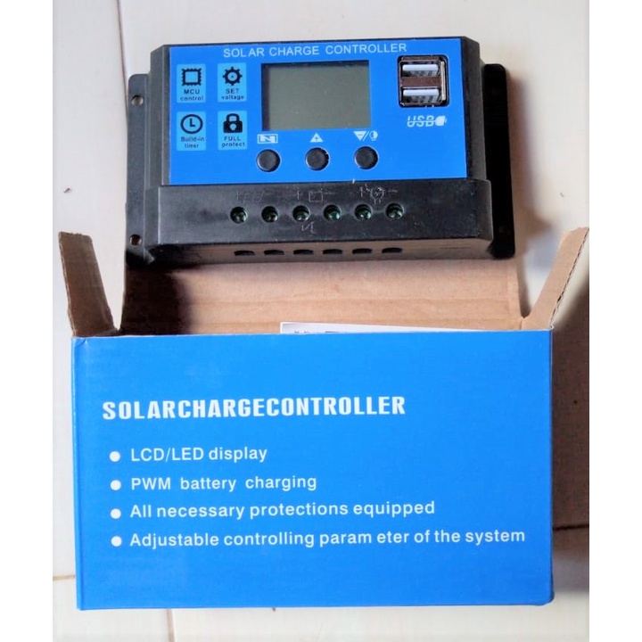SCC Solar Charge Controller 20A Cell Tenaga Surya 12v 24v bekas