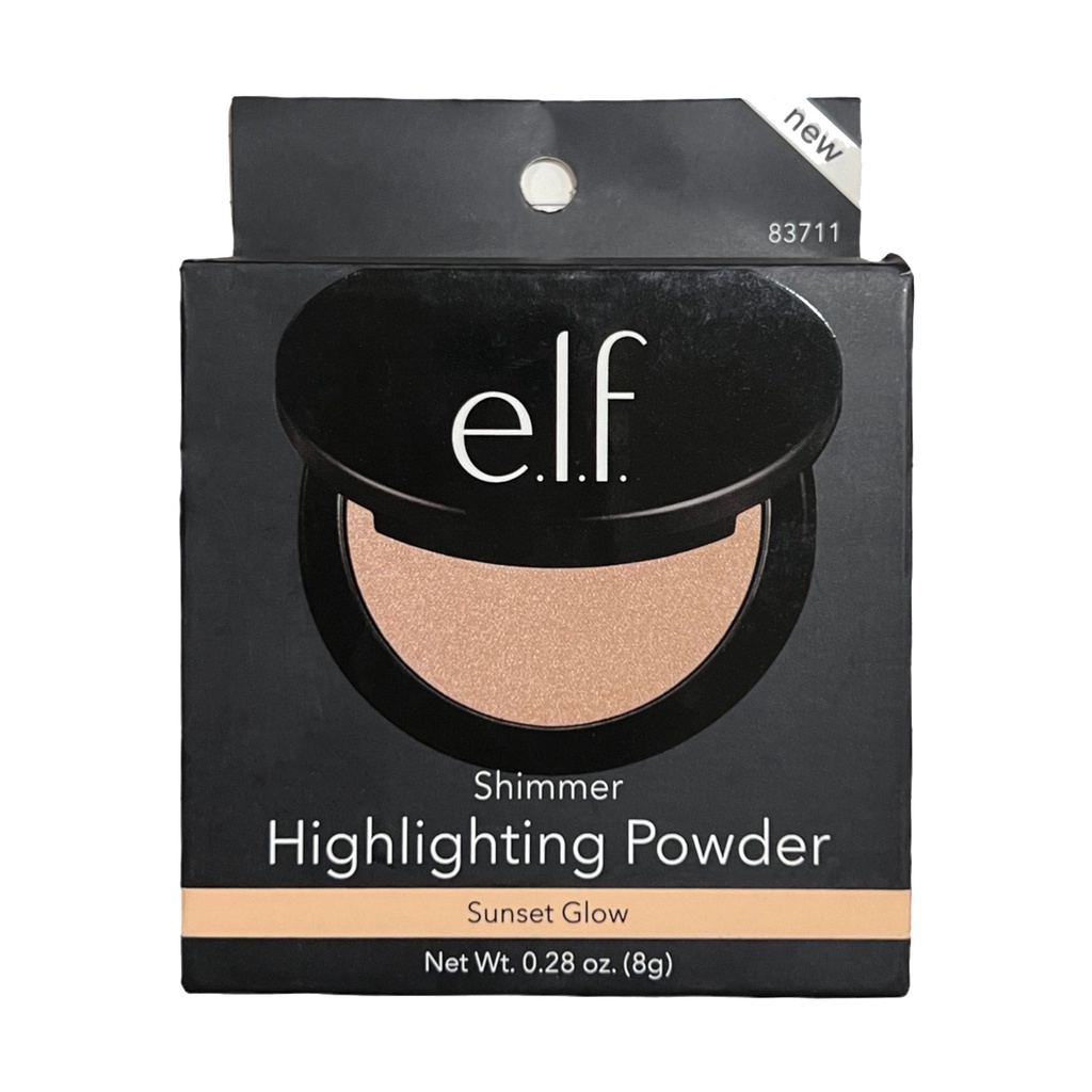 PROMO MURAH ELF Cosmetics Shimmer Highlighting Powder (8 gr) Sunset Glow Highlighter Pipi Wajah ORI USA