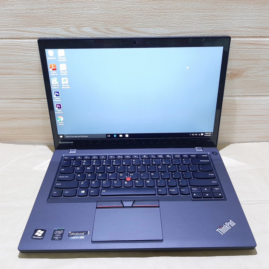 Laptop lenovo thinkpad t450s intel core i5 Ram 8gb 512gb windows10pro second like new