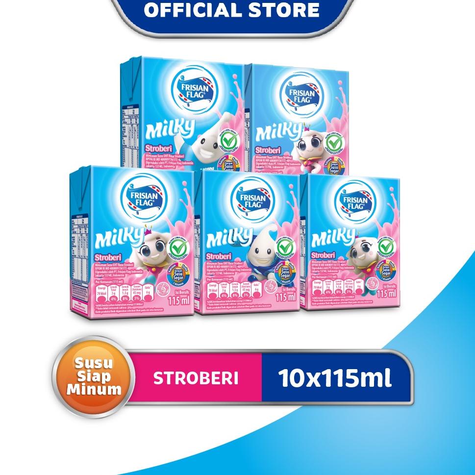 

[spin1] Frisian Flag Susu UHT Milky Stroberi 115 mL x 10