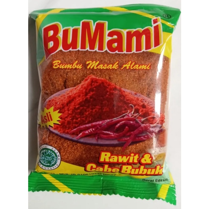 

Bumami Rawit dan Cabe Bubuk Kemasan 40 Gram