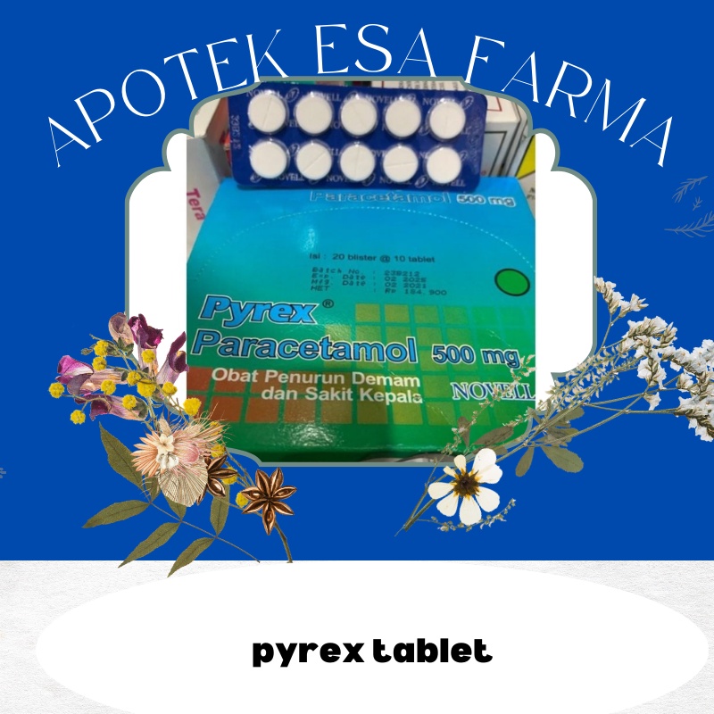 PYREX TABLET OBAT SAKIT KEPALA DAN DEMAM