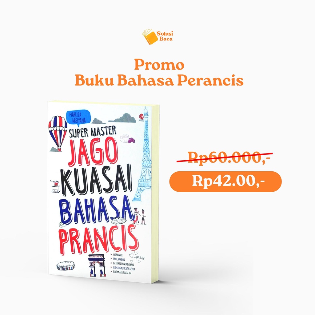 Jual Buku Bahasa Perancis Super Master Jago Kuasai Bahasa Prancis