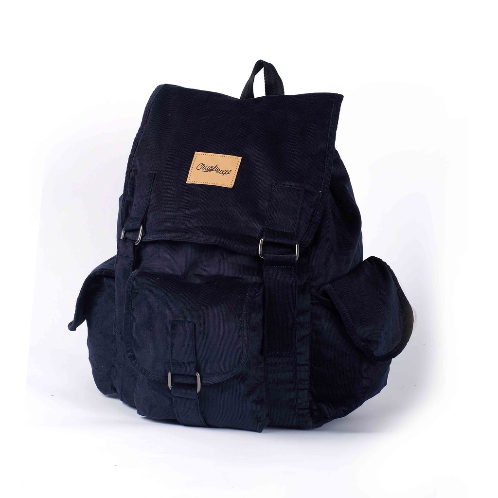 CRUSH EXP Tas Backpack BC00447 - Navy / Ransel / Tas Gendong / Tas Laptop / Tas Ransel Sedang