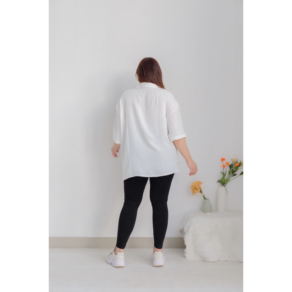 BIGWELL MILEA BLOUSE - ATASAN WANITA BIGSIZE - BLOUSE JUMBO WANITA