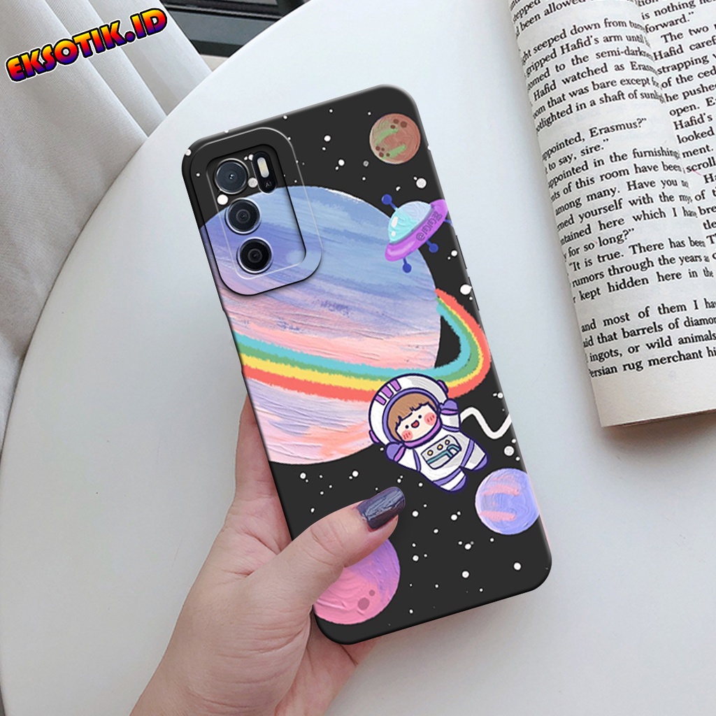 Case OPPO A16 - Eksotik.id - Casing OPPO A16 - Case ASTRONAUT - Skin Handphone - Silikon OPPO A16 - Cassing Hp - Hardcase - Softcase OPPO A16 - Mika Hp - Cover Hp - Kesing OPPO A16