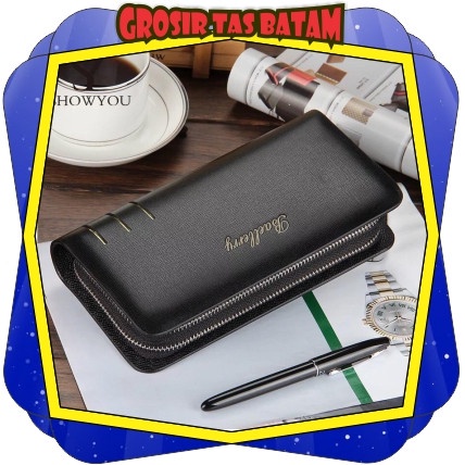 Dompet Pria Panjang D019 Kartu Slot Card Pria Wanita Panjang Hitam N8W8 Dompet Premium Distro Berkul