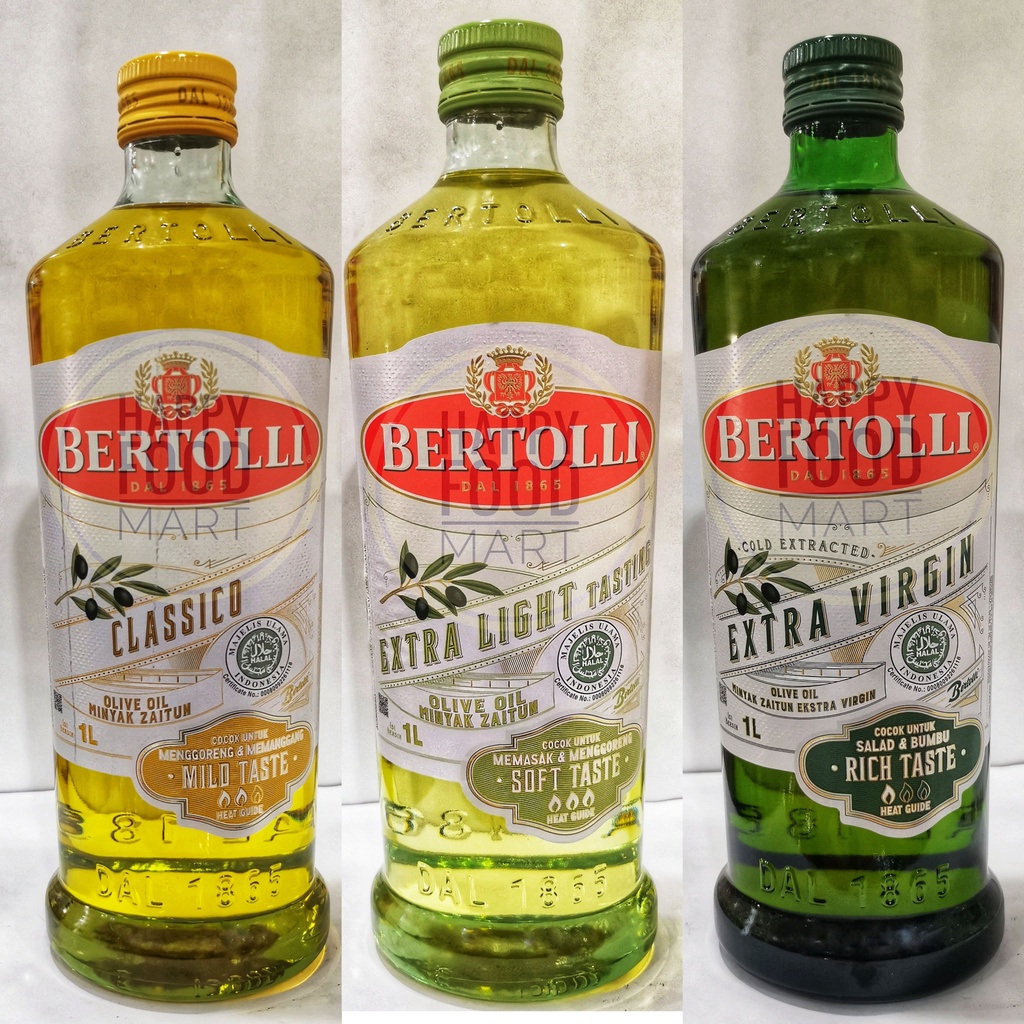 

[MURAH] BERTOLLI OLIVE OIL CLASSICO EXTRA LIGHT EXTRA VIRGIN 1 LITER/MINYAK ZAITUN/MINYAK OLIVE