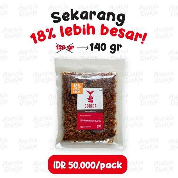 

gorica abon ikan cakalang - 120 gram