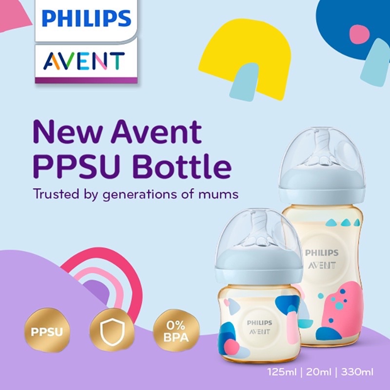 Philips Avent Natural PPSU Bottle120ml Dan 260ml