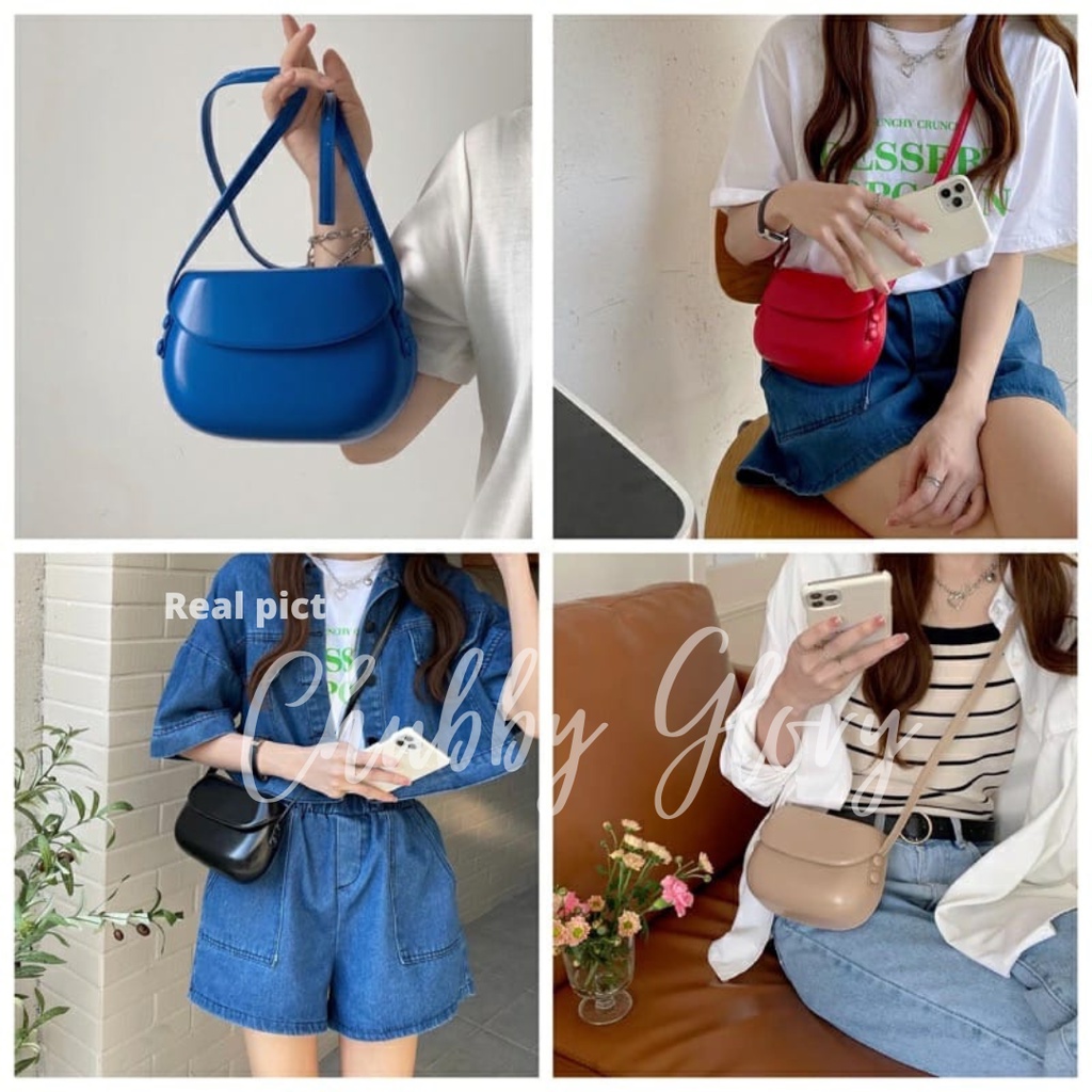 BA2226 BISA COD Tas Slempang casual warna permen sling bag vintage mini import high quality tas selempang colourfull