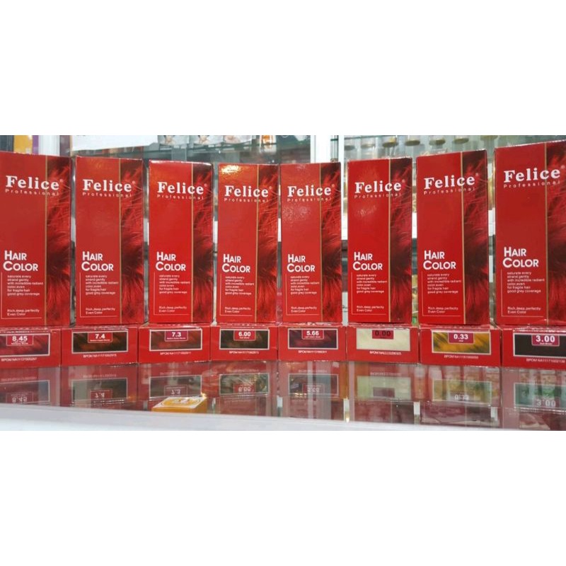 Felice Professional Hair Color 60 ml Semir Rambut Original Part 1 (lihat juga Part 2)