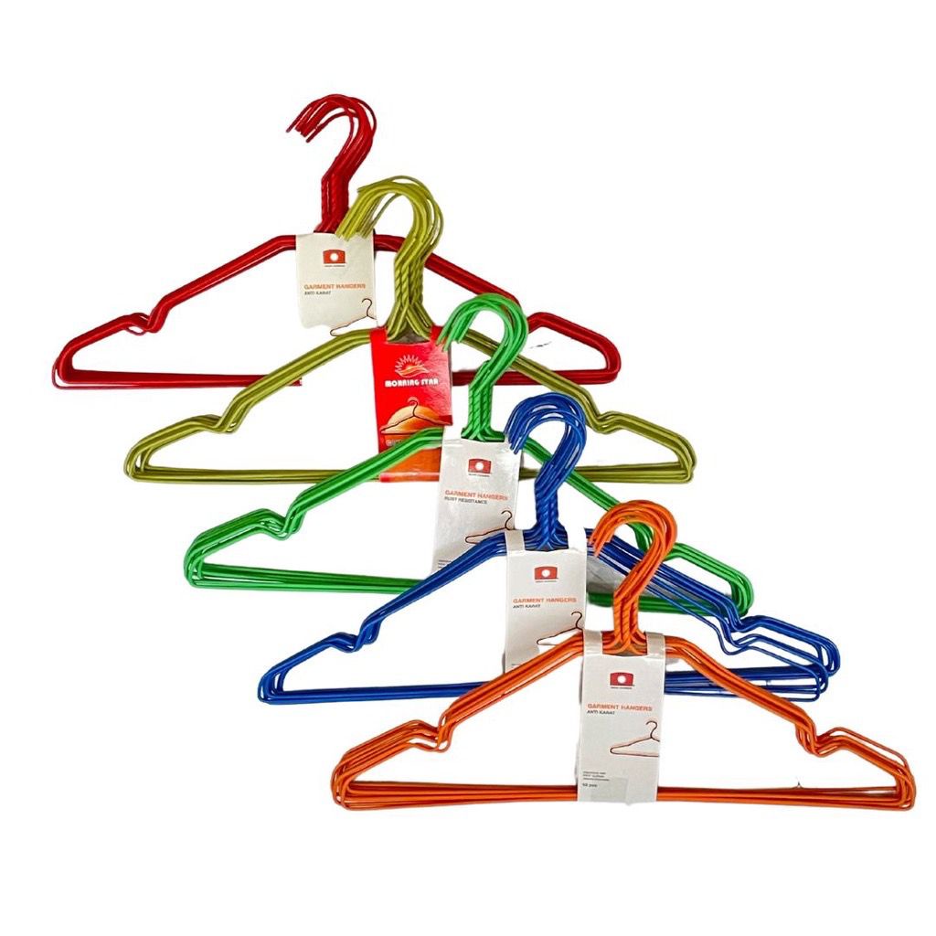 HANGER STAINLESS WARNA WARNI HANGER DEWASA