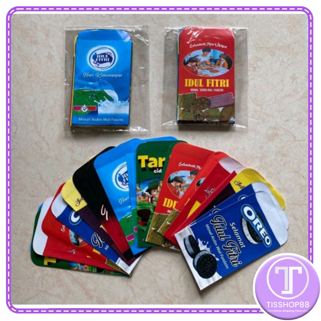 AMPLOP THR  VIRALL  MOTIF SNACK ISI 20PCS