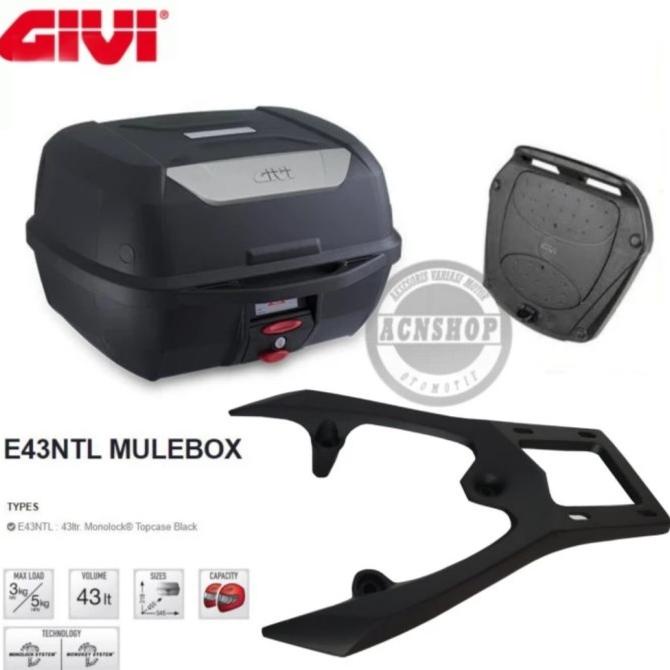 Box Motor Top Box Motor Givi E-43 Ntl Dan Breket Box Vario125 Vario150