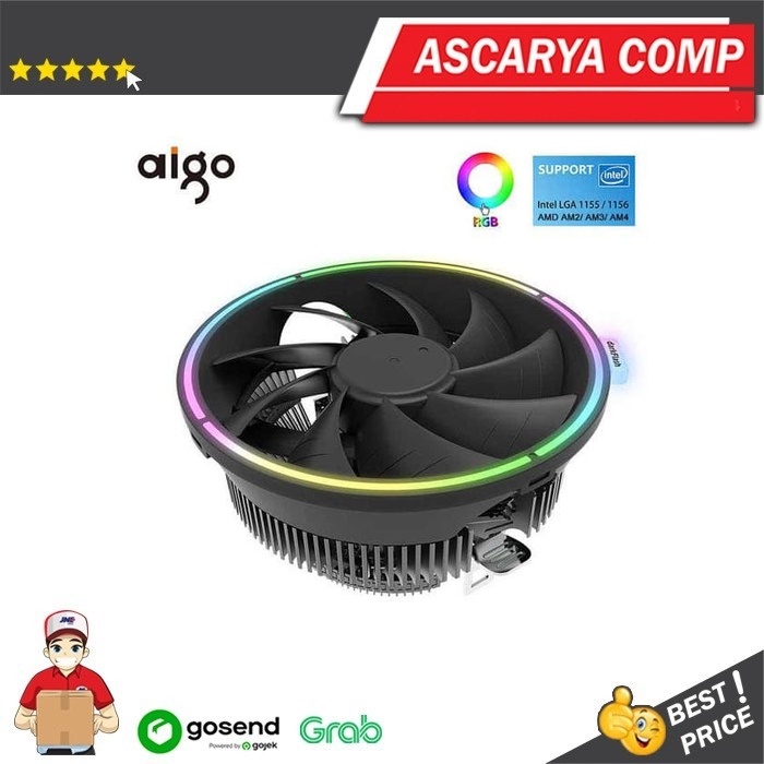 AIGO CPU COOLER DarkFlash DARKVOID LGA775/115x/1366 AM4 AM3 AM2 RGB