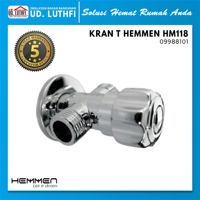 Hemmen Angle Valve  / Kran Tee HM118