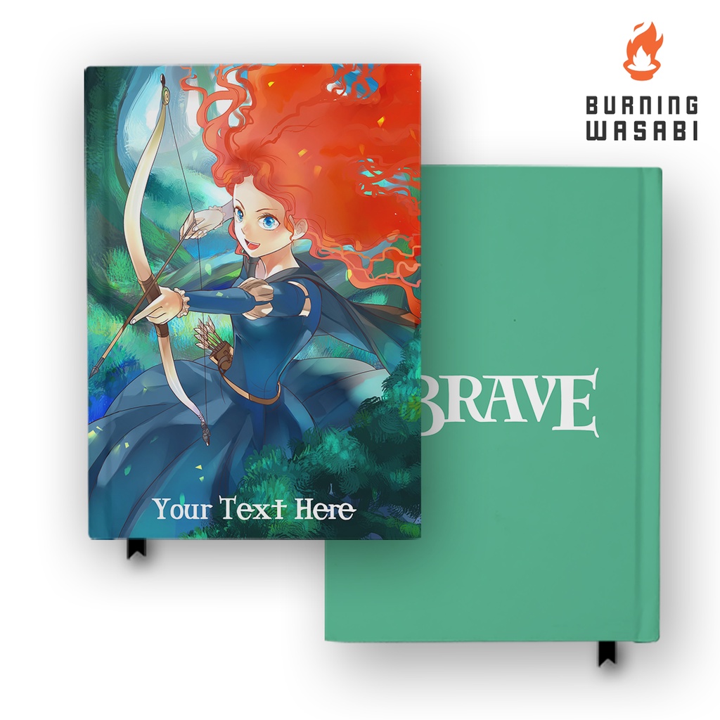 

Notebook Buku Brave Merida 2 Hardcover Agenda Custom Nama Diary Jurnal Agenda A5 A6