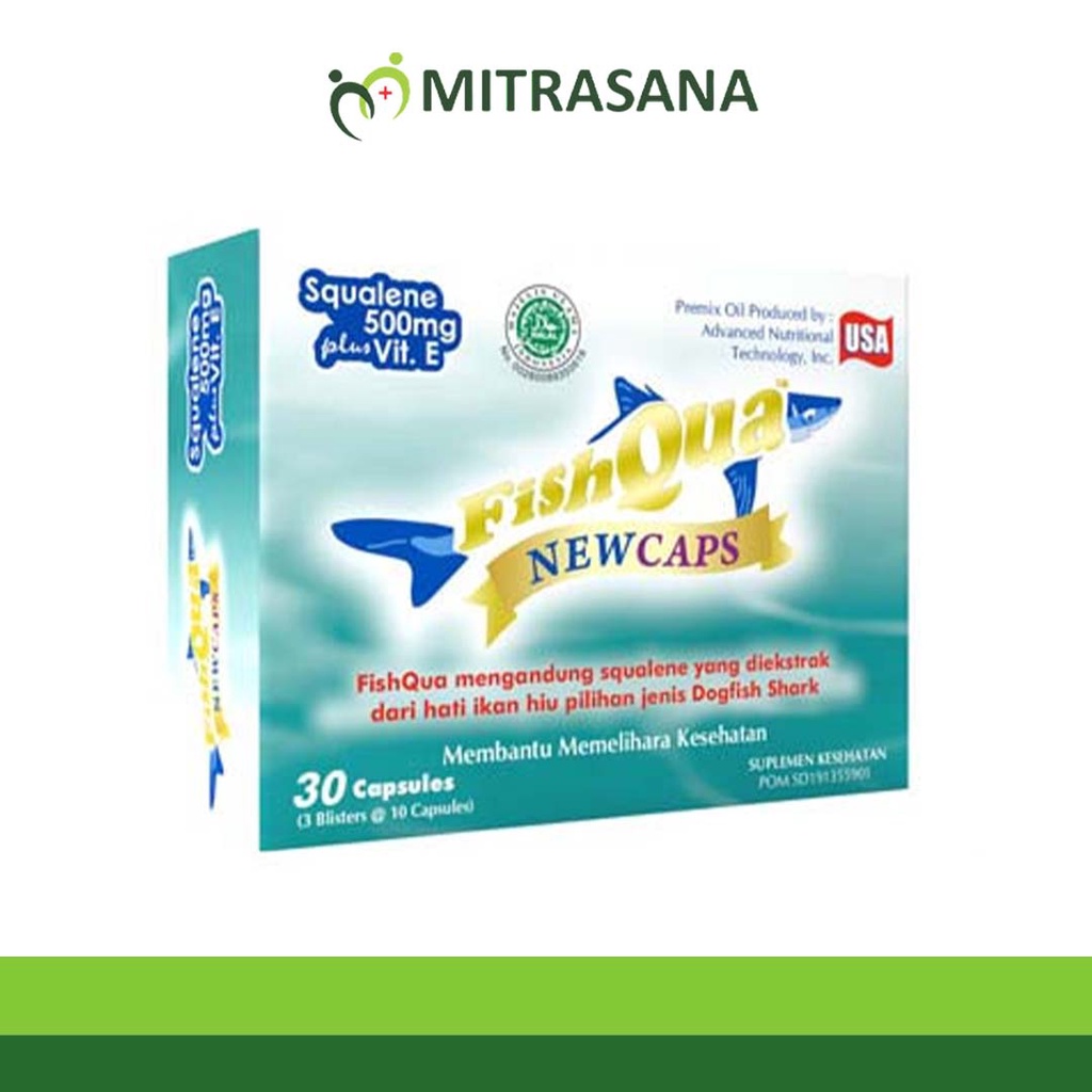 Fishqua 30 Softgel - Suplemen Minyak Ikan