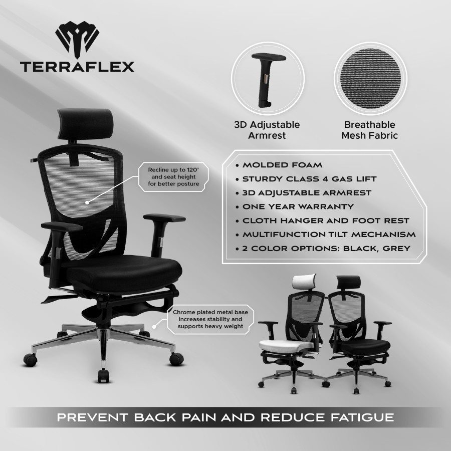 Terraflex OFC19 / OFC-19 Ergonomic Office Chair / Kursi Kantor