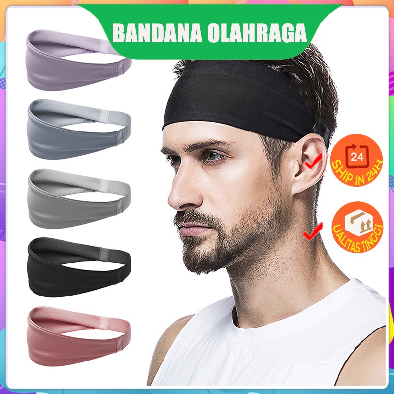 Bandana Olahraga / Ikat Kepala Sport / Hairband Sport / Ikat Kepala Olahraga / Head Band Kepala