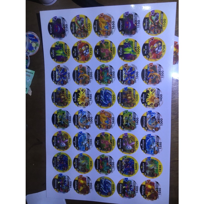 Terlaris Kartu Pokemon Medallion Choki Choki