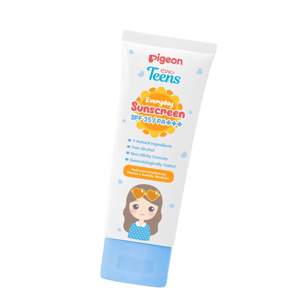 ✿ MADAME ✿ PIGEON TEENS EVERYDAY SUNSCREEN - SPF 35 PA+++ SUNBLOCK BPOM ORIGINAL