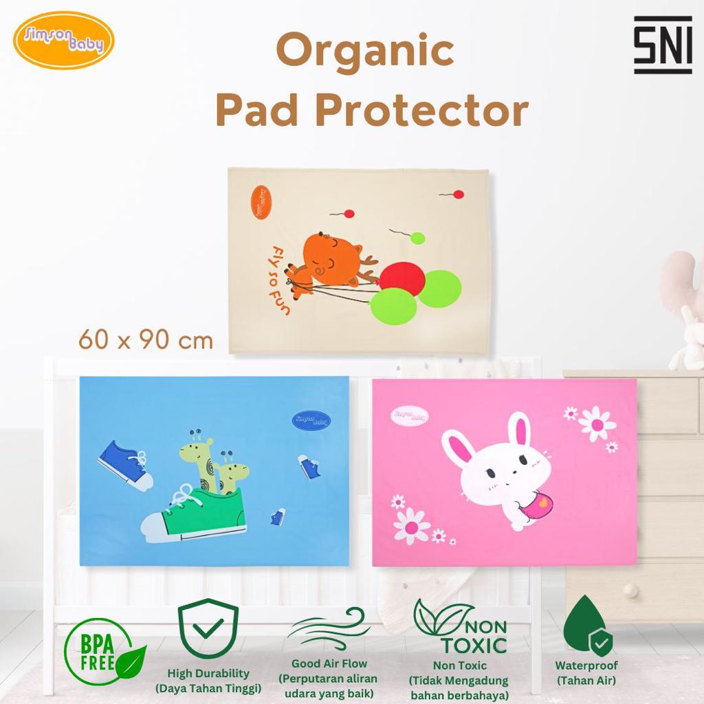 Simson Perlak Bayi Waterproof Pad Protector / Perlak Karet Travel / Alas Ompol Anak CBKS