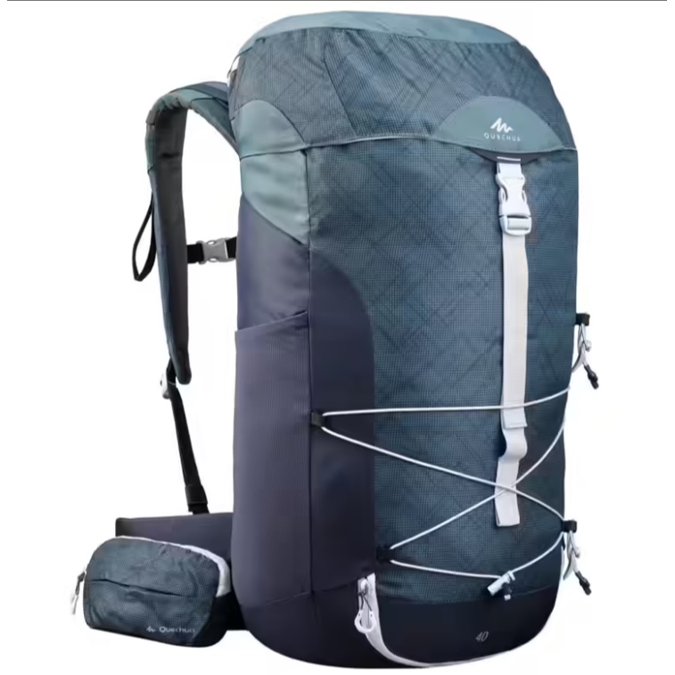 QUECHUA  MH100 Tas Ransel 40L Camping Backpack Hiking Nyaman