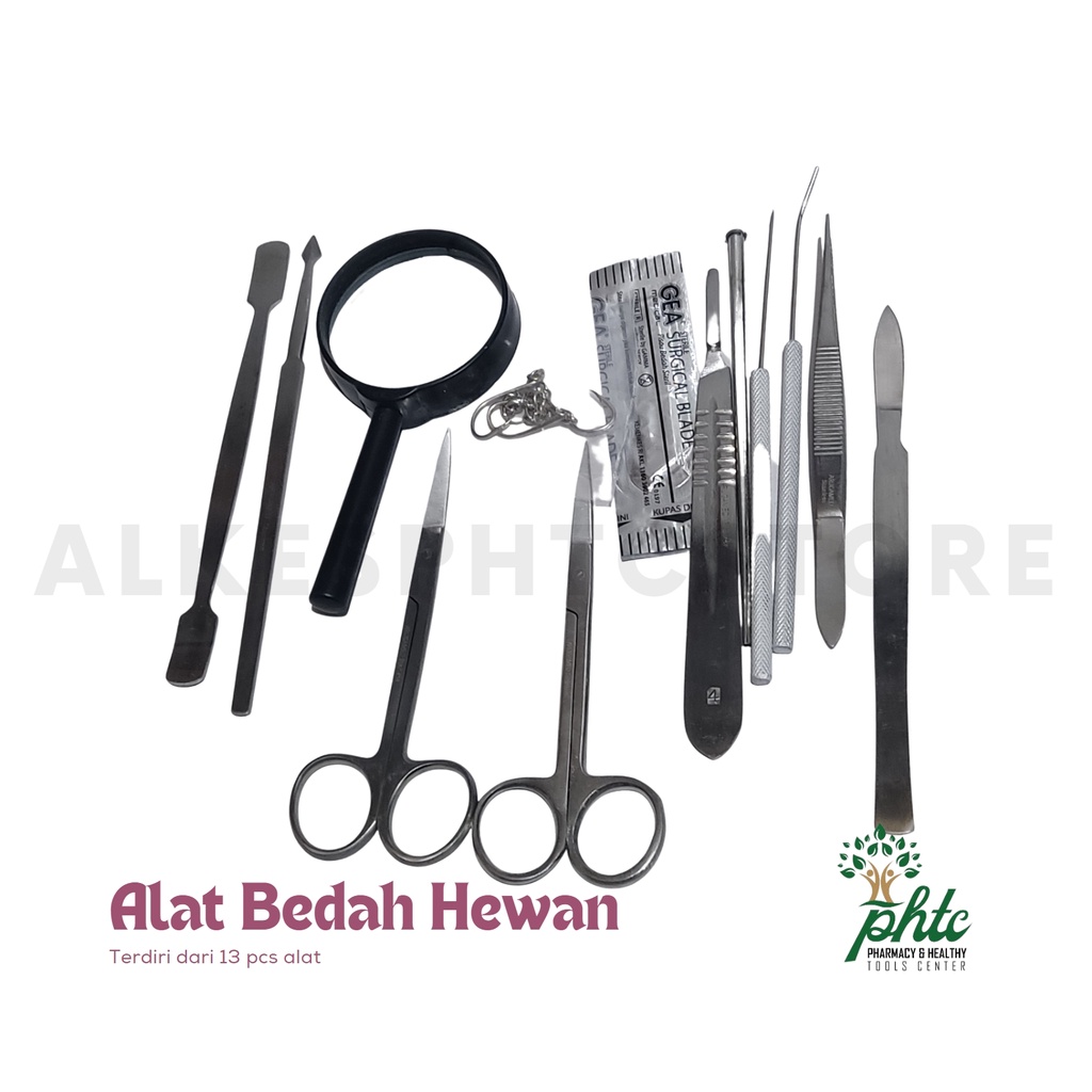 Alat Bedah Hewan l Dissecting Kit - 1 Set