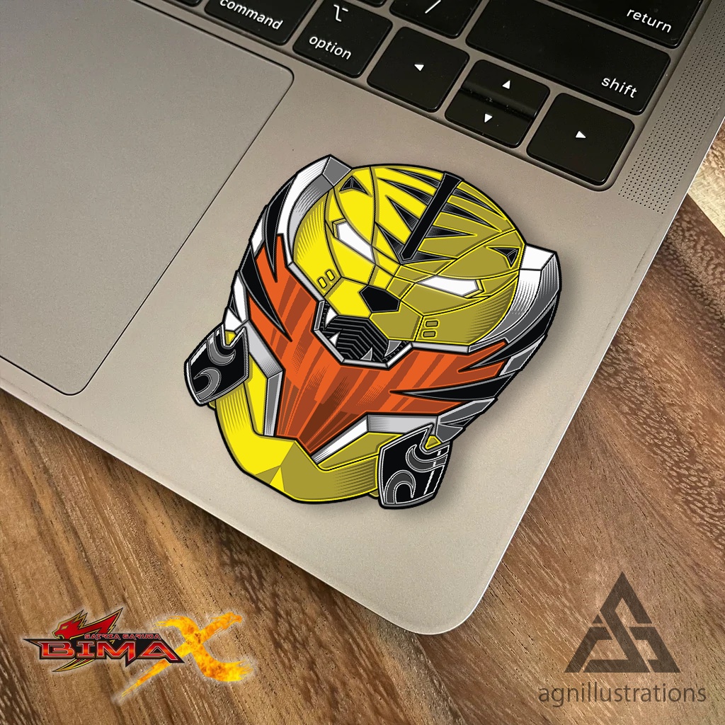 

[EKSLUSIF] Sticker Satria Harimau Torga Thunder Mode (8cm x 6cm) Holofoil Vinyl