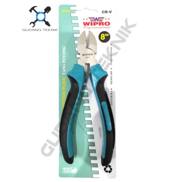 Tang Potong Diagonal CHROME Ukuran 5&quot; 6&quot; 8&quot; WIPRO / Diagonal Cutting Pliers Tang Pemotong Diagonal 5 6 8 Inch WIPRO