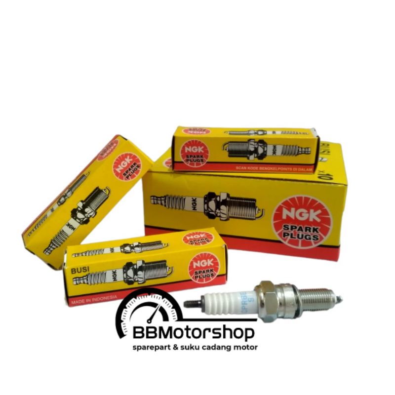 Busi NGK ORIGINAL CPR6EA-9 Spark Plugs Busi Motor Karisma, Suprax125, Jupiter MX, Beat Fi, Revo Abso