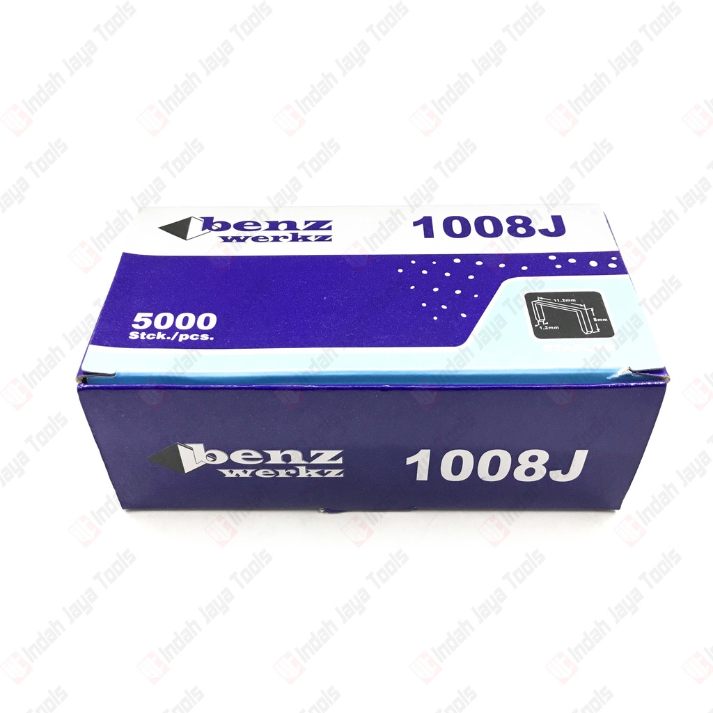 BENZ 1008 J Isi Stapler 8 mm - Staples Paku Tembak Model U 1008J