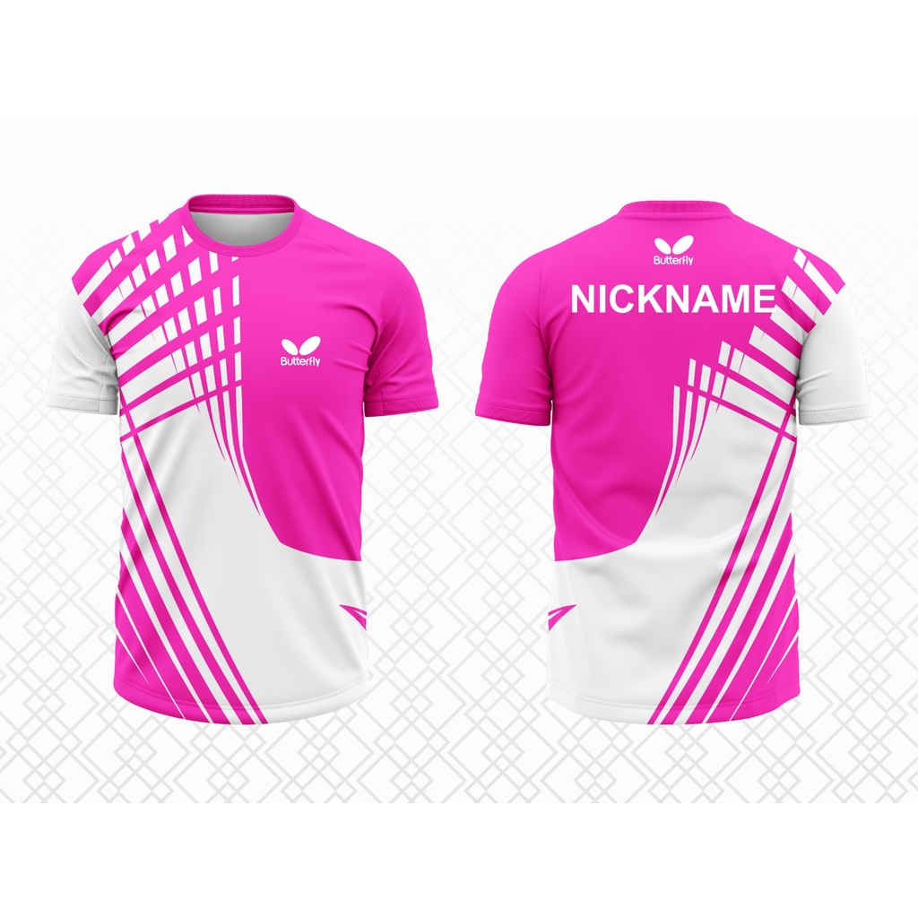 BUTT BAJU PINGPONG PREMIUM BAJU TENIS MEJA KAOS PINGPONG JERSEY TENIS MEJA PRINT