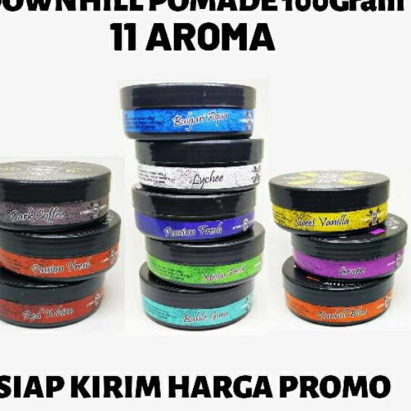 ❤[PROMO ⚡ALE]❤ Downhill Pomade Oilbased  besar 100gram aroma grosir murah 11 Aroma