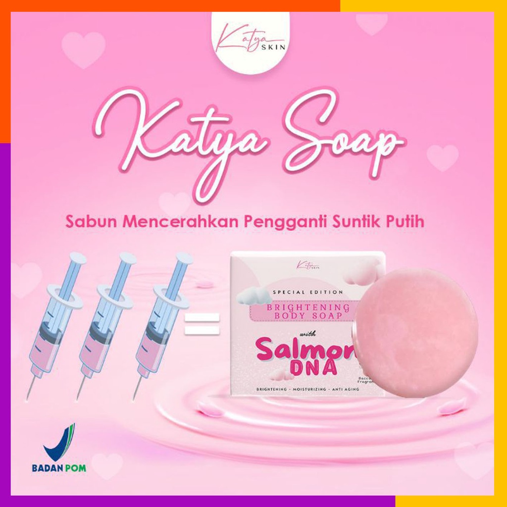 Sabun Katya Skin Pemutih Badan BPOM With Salmon DNA