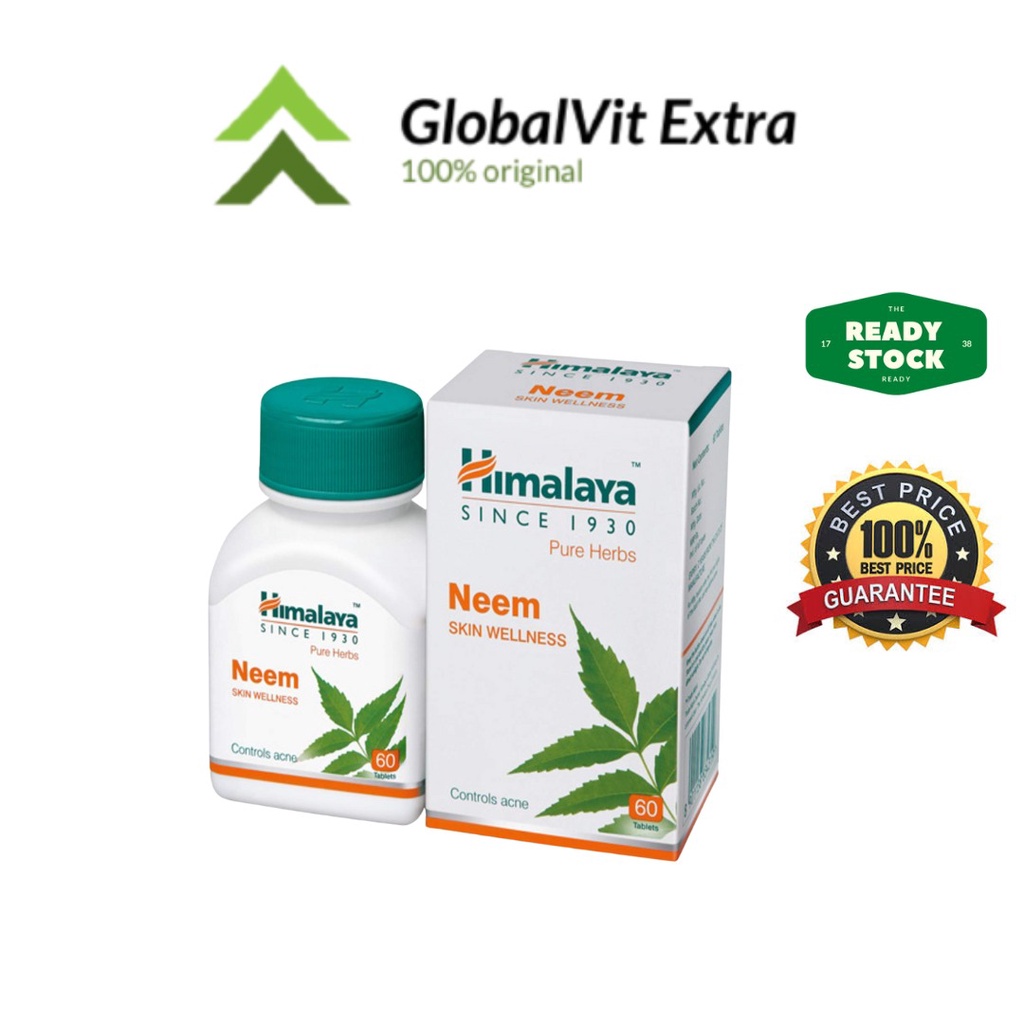 Himalaya NEEM Tablet Anti Jerawat Infeksi Kulit Eksim