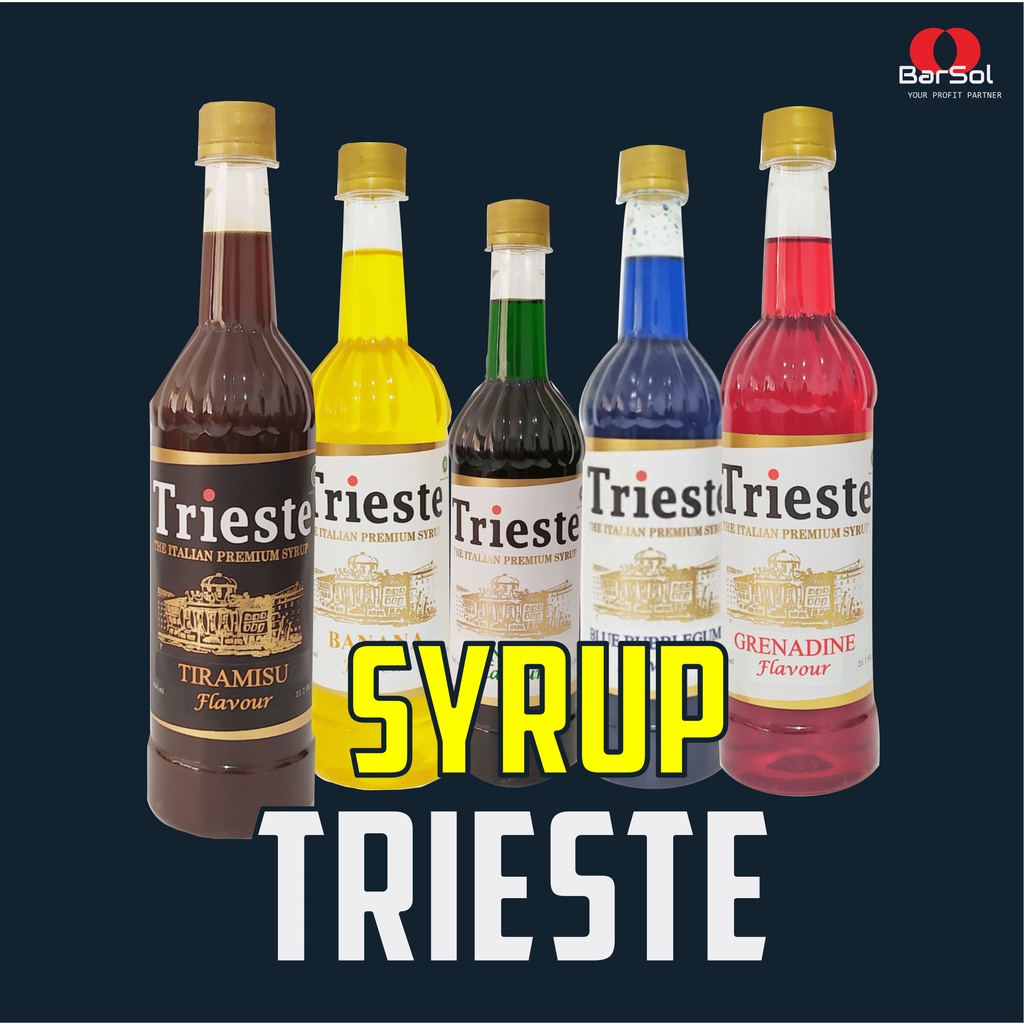 

Trieste Syrup All Variant 650 Ml - Barsol Indonesia