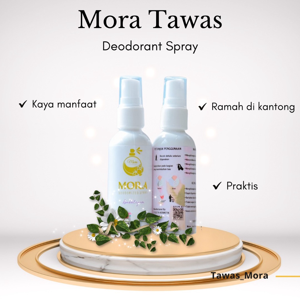 Deodorant Tawas Spray Mora BPOM/Tawas Mora/Deodorant/Tawas/Tawas Spray Murah